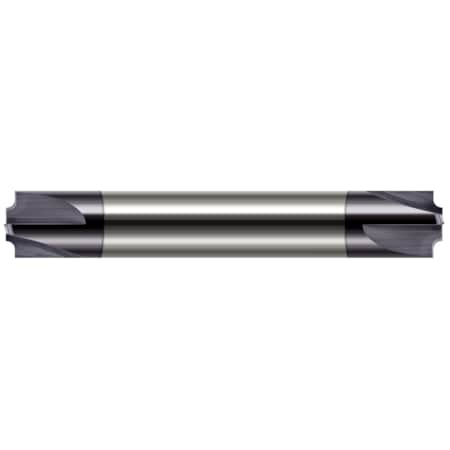 Corner Rounding End Mill - 4 Flute - Flared, 0.0270, Shank Dia.: 3/16